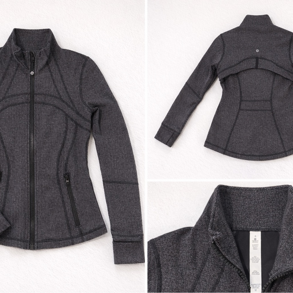 Lululemon Define Jacket – Size 4 – Heathered Charcoal Gray